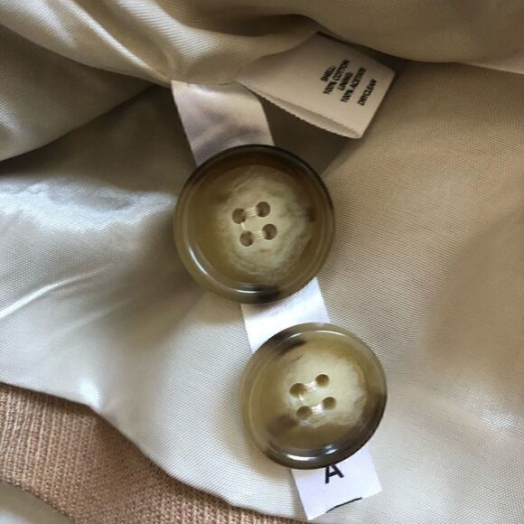 Loft size small double breasted camel colored jacket - Picture 8 of 9